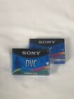 Sony Dvc Digital Video Cassettes Tapes 60 Min Lot Of 2