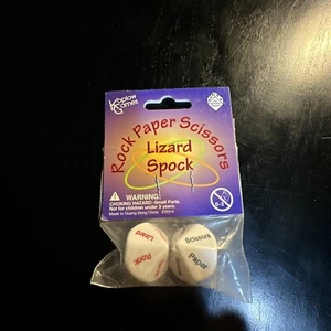 Rock Paper Scissors Lizard Spock Dice Koplow Games **NEW** - Picture 1 of 1