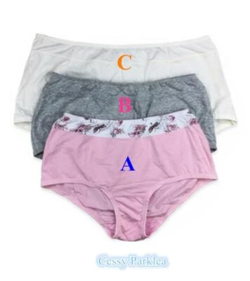 Q4-2 US "Comfort Choice" Plus Size Stretch Cotton Full Brief 12-38 AU — 第 1/3 张图片