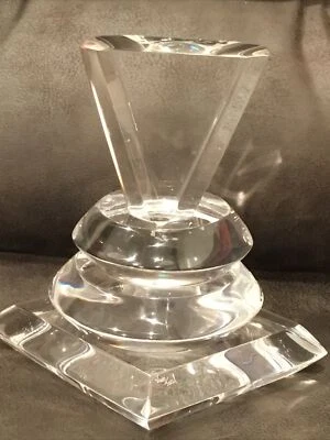 Lucite Perfume Bottle Sculpture Signed Van Teal 8 1/2" - Image 1 of 4