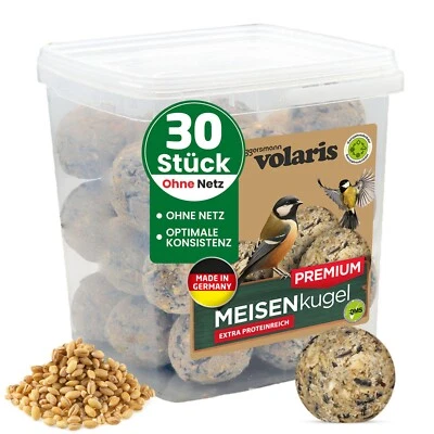 Eggersmann volaris Premium Meisenknödel ohne Netz 30er Eimer Wildvogelfutter