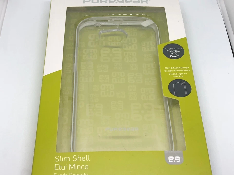 Funda PureGear SLIMSHELL para HTC One M8 - Transparente/Blanco y Transparente/Negro Foto 1 de 1