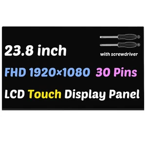 23.8" for HP 24-CA1234 LED LCD Touch Screen Display Panel FHD 1920×1080 30 Pins - Picture 1 of 4