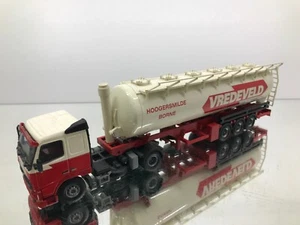 TEKNO HOLLAND 8211 VOLVO FH12 VREDEVELD TRUCK+BULK TANK TRAILER -1:50- GOOD - Imagen 1 de 9