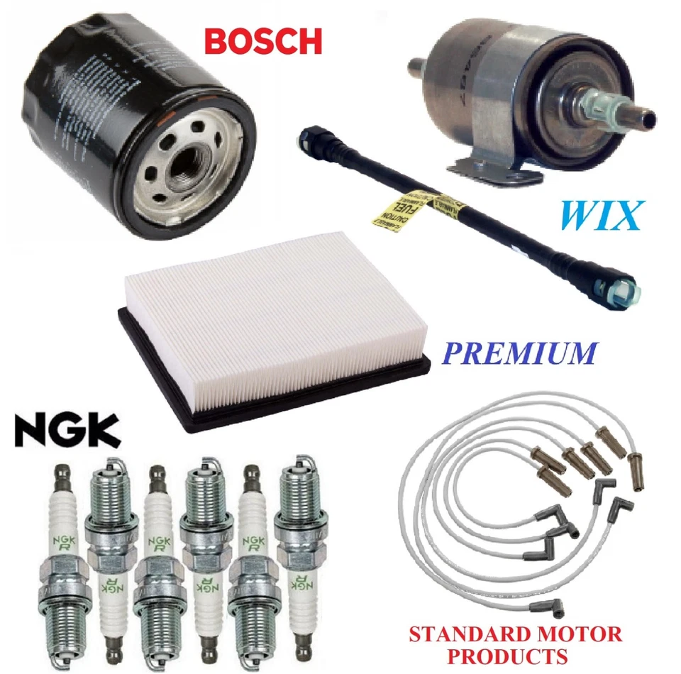 Kit de afinación filtros tapones de cable para Oldsmobile Cutlass Cruiser V6 3,3 L 1989-1991 Foto 1 de 1