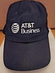 AT&T Business Logo Baseball Hat Black New 1 Size - Picture 1 of 3