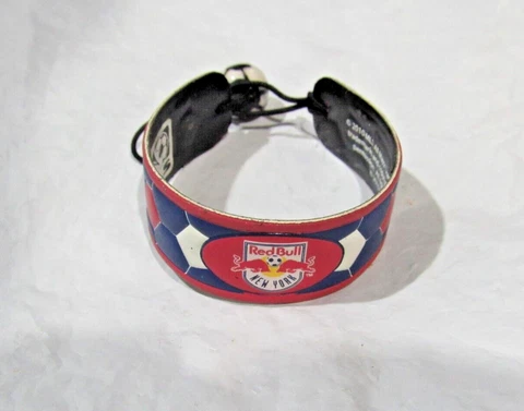 MLS New York Red Bulls Red, White & Blue  Soccer Ball Bracelet by GameWear Cover