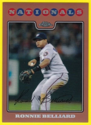 2008 Topps Chrome Copper Refractors #149 Ronnie Belliard #'d 466/599 - Image 1 of 2