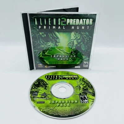 Aliens VS Predator 2: Primal Hunt Expansion Pack (Windows PC, 2002) SIERRA - Image 1 of 4