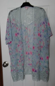 Candie's Cardigan, Kimono, Duster Girls Teen Clothing M Sheer Lacey Open Front - Picture 1 of 8