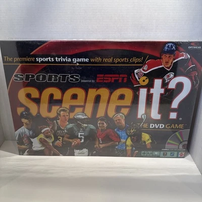 Mattel Scene It? ESPN Sports Edition DVD Board Game 2005 New Sealed Vintage New - Image 1 of 4