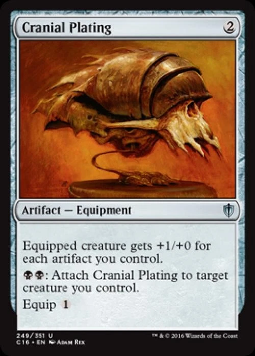 Cranial Plating - Light Play MTG Commander 2016 Edition - Image 1 of 1