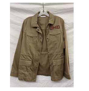 ORVIS UTILITY FIELD SAFARI JACKE KHAKI AZTEKENSTICKEREI - Bild 1 von 4