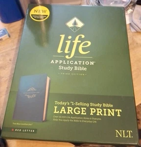 Tyndale LIFE APPLICATION STUDY BIBLE : THIRD EDITION - LARGE PRINT, NLT VERSION - Bild 1 von 1
