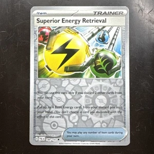 Superior Energy Retrieval - 189/193 - Reverse Holo - Pokemon Paldea Evolved - Foto 1 di 3