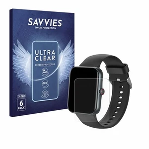 6x Folie für Pthtechus S80K Schutzfolie Displayschutz Display Schutz Klar - Zdjęcie 1 z 11