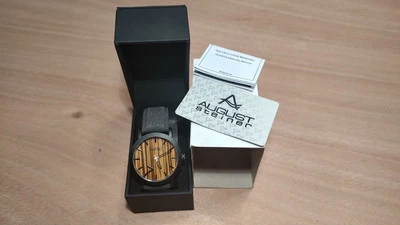 Men's August Steiner Canvas Watch - Japanese Quartz Movement - Image 1 of 4