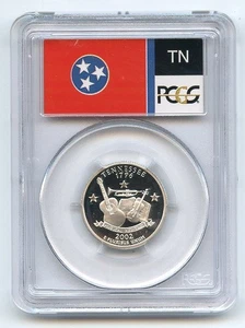 2002 S 25C Silver Tennessee Quarter PCGS PR70DCAM - Picture 1 of 2
