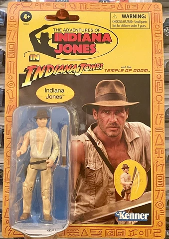 New Kenner Indiana Jones & The Temple Of Doom Indy Figure MOC! Cover