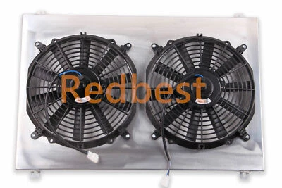 Cubierta de aluminio y ventiladores de 2*12" para Chevrolet 1980-1986 Caprice/1978-1987 El Camino Foto 1 de 3