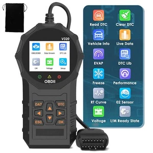 Automotive OBD2 Scanner OBDII Code Reader Car Diagnostic Tool Check Engine Fault - Picture 1 of 11
