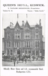 Keswick. Queen's Hotel. T. Taylor Messenger, propietario. - Imagen 1 de 1