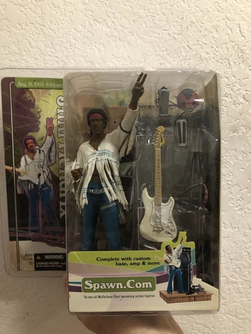 McFarlane Toys Jimi Hendrix Woodstock Concert McFarlane Toys Action Figure Cover