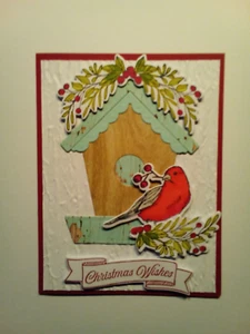 Stampin up 4 handgemachte Weihnachtskarten - Bild 1 von 2