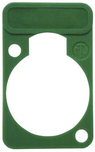 Neutrik DSS0XLR Coloured Lettering Plate (Colour Green) - Imagen 1 de 2