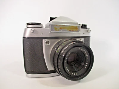 Pentacon EXA 1a mit Meyer Optik Domiplan 2,8/50 Spiegelreflexkamera - Bild 1 von 4