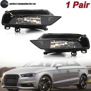 Front Bumper Front Fog Light Lamp W/Buld For Audi A3 Sedan 2015-2016 - Picture 1 of 7