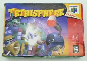 Tetrisphere (Nintendo 64, 1997) N64 Complete in Box with Manual Tray Inserts - Picture 1 of 9