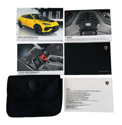 Juego manual del propietario Lamborghini Urus Performante 2023 Foto 1 de 4