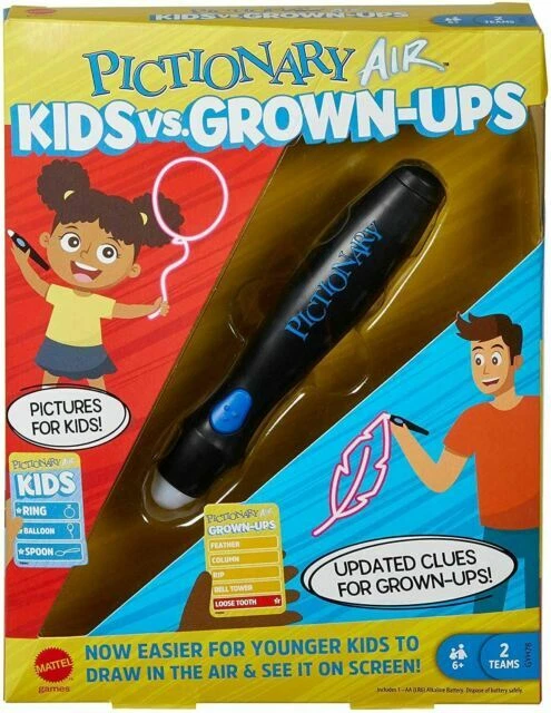 Pictionary Air Kids vs. Grown-Ups Family Game (GYH78)