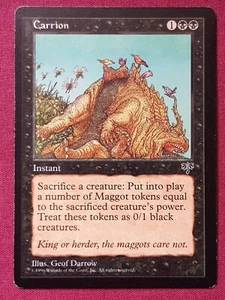 Magic The Gathering MIRAGE CARRION black card MTG - Picture 1 of 2