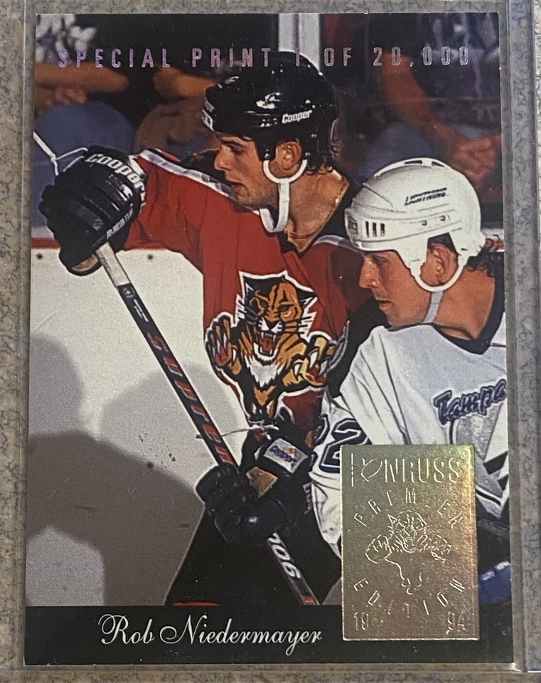 1993-94 Donruss “Special Print 1 of 20,000” Rob Niedermayer RC #1 - Image 1 of 3