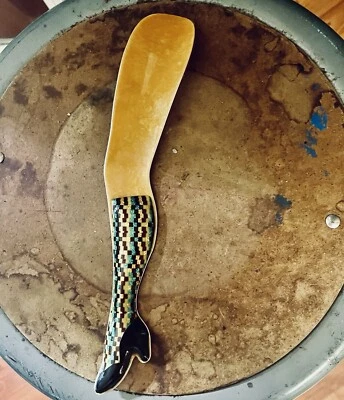 Cuerno de zapato largo de pierna media vintage Foto 1 de 4