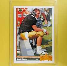 BRETT FAVRE 1991-92  HOF  ROOKIE  Upper Deck #13  Green Bay Packers