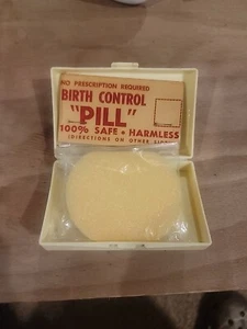 Humor Gag Gift Sex Joke Cartoon Novelty Birth Control Pill Mid Century Modern - Picture 1 of 2