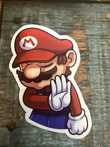Super Mario Game Nintendo Anime Window Water bottle Skateboard Laptop Sticker - Picture 1 of 3