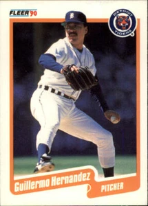 1990 Guillermo Hernandez Fleer Baseball Card #605 - Picture 1 of 2