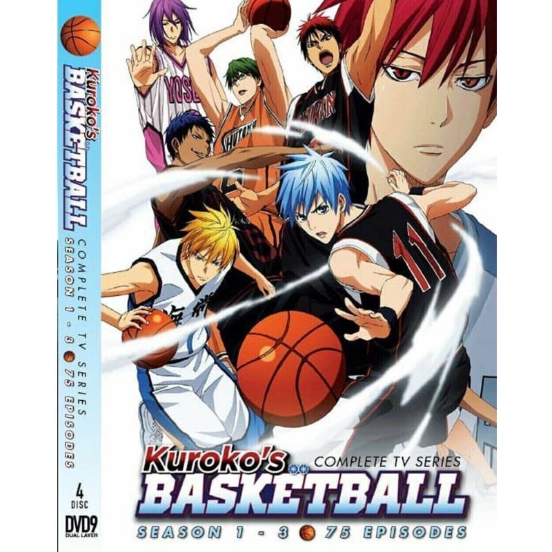 DVD Kuroko no Basket Complete TV Series Season 1-3 (Vol.1-75.END