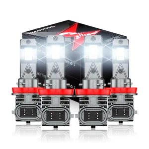 For Nissan Sentra 2013-2020 4X LED Headlight Bulbs High&Low Beam Combo Kit 6000K - Picture 1 of 11