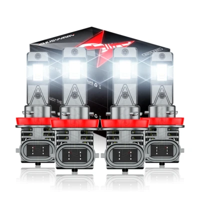 For Infiniti QX30 2017-2018 -4X 6000K LED Headlight high Low Beam Bulbs Combo - Image 1 of 4