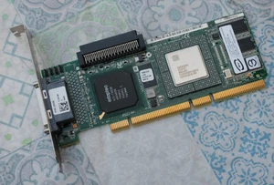 Adaptec E-G016-02-3279 Dell N5694 Adaptec Scsi RaidController Card Dual Channel  - Imagen 1 de 8