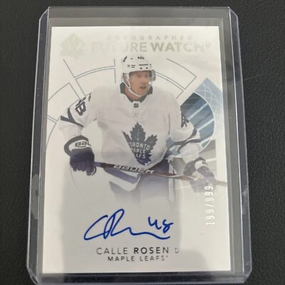 2017-18 SP Authentic - FWA Inscriptions 2019-20 SPA #168 Calle Rosen /999  - Image 1 of 2