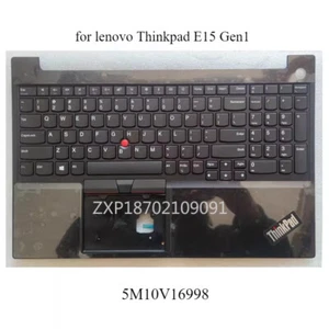 New for lenovo Thinkpad E15 Gen1 palmrest keyboard no-backlit black 5M10V16998 - Afbeelding 1 van 3