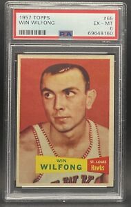 1957 Topps #65 Win Wilfong Rookie Card PSA 6 FRESHLY GRADED