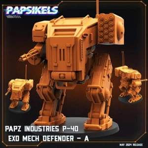 papz industrie p-40 exo mech defender - Imagen 1 de 1