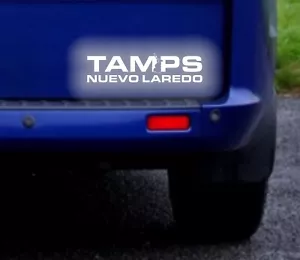 Nuevo Laredo TAMPS Tamaulipas Reflective Sticker Decal - Foto 1 di 2
